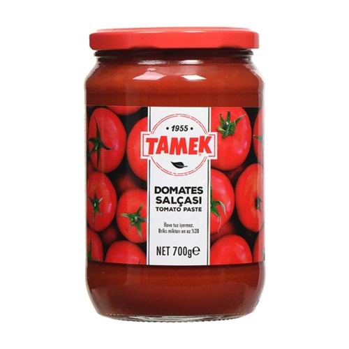 Tamek Domates Salçası 700 Gr Cam