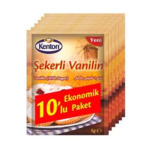Kenton Şekerli Vanilin 10 Lu 50 Gr