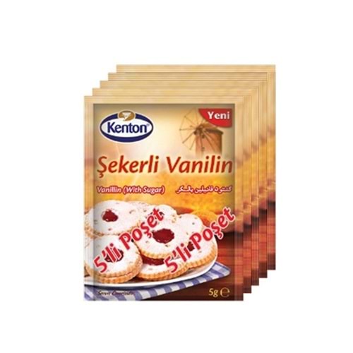 Kenton Şekerli Vanilin 5 Li