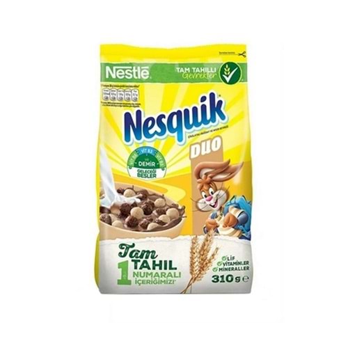 Nestle Nesquik Çikolatalı Kahvaltılık Gevrek Duo 310 Gr
