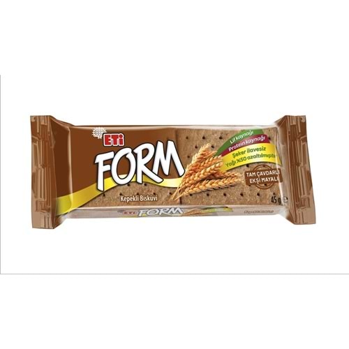Eti Form Tam Çavdarlı Ekşi Mayalı Bisküvi 45 Gr