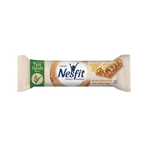 Nestle Nesfit Tam Tahıllı Beyaz Çikolatalı Bar 22.5 Gr