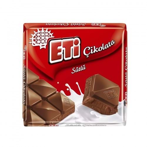 Eti Sütlü Kare Çikolata 65 Gr