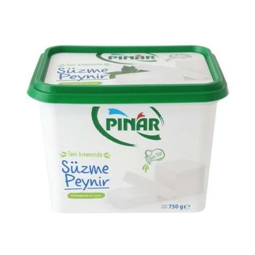 Pınar Süzme Peynir 750 Gr Tam Yağlı