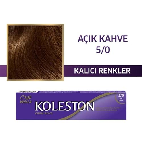 Koleston Tüp 5/0 Açık Kahve