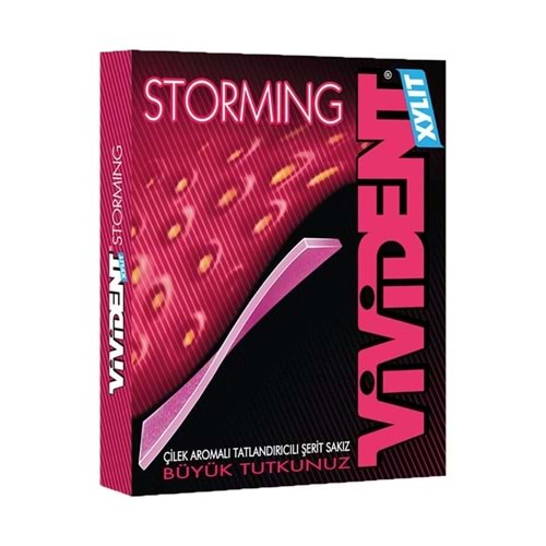 Vivident Xylit Storming Çilek Aromalı Sakız 33 Gr