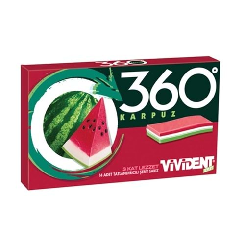 Vivident Xylit Karpuz Aromalı Sakız 33 Gr