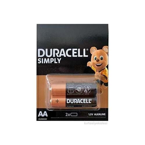 Duracell Simply Kalem Pil Aa 2 Li