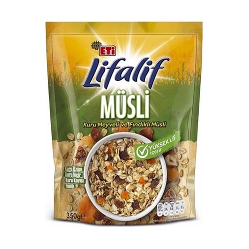 Eti Lifalif Kuru Meyveli Ve Fındıklı 350 Gr