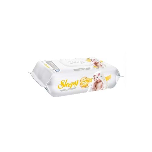 Sleepy Islak Havlu Sensıtıve Kapaklı 90 Lı