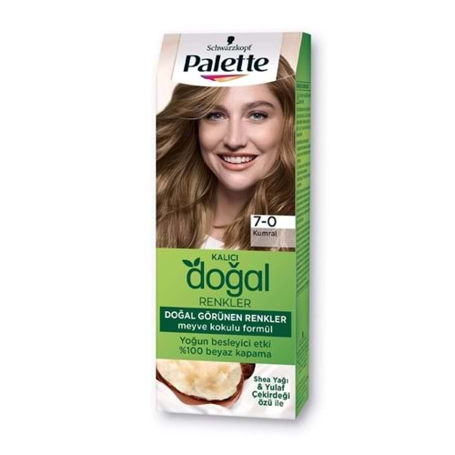 Palette Kalıcı Doğal Reknler 7-0 Kumral Saç Boyası