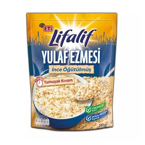 Eti Ince Ogutulmus Yulaf Ezmesi 350 G