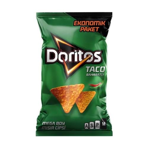 Doritos Taco Baharatlı Mısır Cipsi Parti Boy 169 Gr