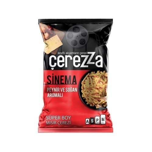 Çerezza Sinema Peynir Ve Soğan Aromalı Çeşnili Mısır Çerezi Süper Boy 116 Gr