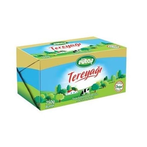 Sütaş Tereyağı Pastorize 750 Gr