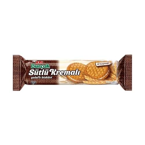 Eti Burçak Sütlü Kremalı Bisküvi 100 Gr