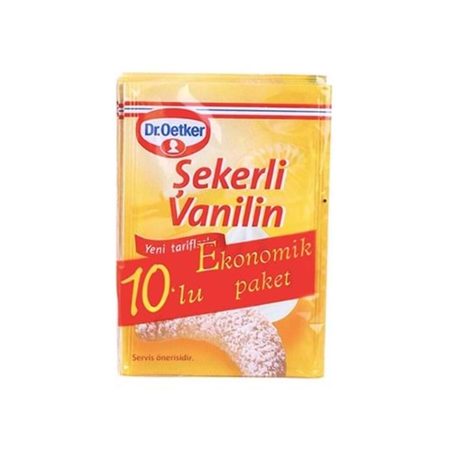 Dr. Oetker Şekerli Vanilin 10Lu 50 Gr