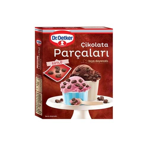 Dr. Oetker Çikolata Parçaları Sütlü 70 Gr
