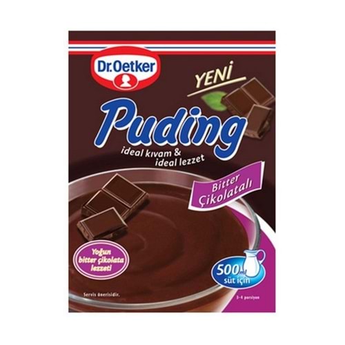 Dr. Oetker Puding Bitter Çikolatalı 111Gr