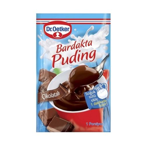 Dr. Oetker Bardakta Puding Çikolatalı 35Gr