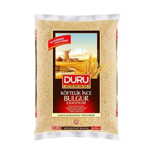 Duru Çiğ Köftelik Bulgur 1 Kg