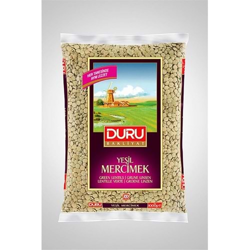 Duru Yeşil Mercimek 1 Kg
