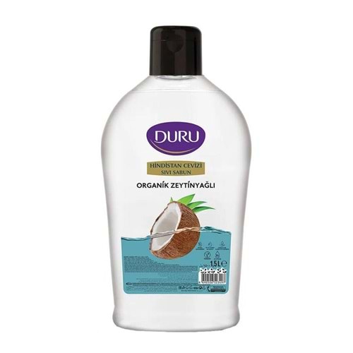 Duru Organik Zeytinyağlı Hindistan Cevizi Sıvı Sabun 1.5 Lt