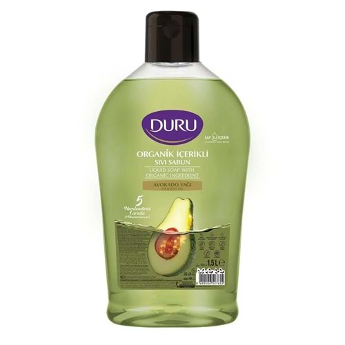 Duru Organik Zeytinyağlı Avokado Sıvı Sabun 1.5 Lt