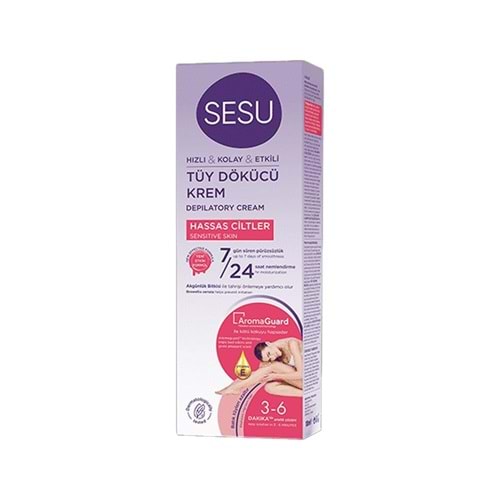 Sesu Tüy Dökücü Krem Hassas Cilt 40 Ml