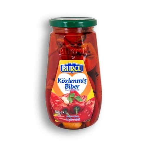 Burcu Közlenmiş Biber Cam 560 Gr