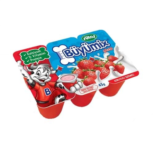 Sütaş Büyümix Çilek 6 Lı 240 Gr