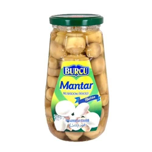 Burcu Bütün Mantar 560 Gr Cam