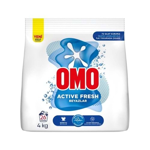 Omo Matik Active Fresh Beyazlar 4 Kg