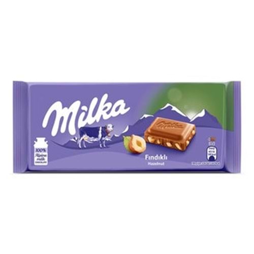 Milka Fındıklı Tablet Çikolata 80 Gr