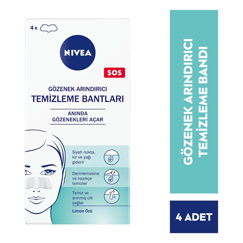 Nivea Siyah Nokta & T-Bölgesi Temizleyici Bantlar