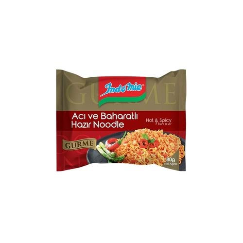 İndomie Gurme Acı Ve Baharatlı Noodle 80 Gr