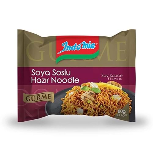 İndomie Gurme Soya Soslu Noodle 80 Gr