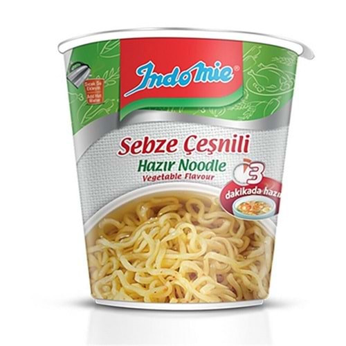 İndomie Bardak Sebzeli Noodle 60 Gr