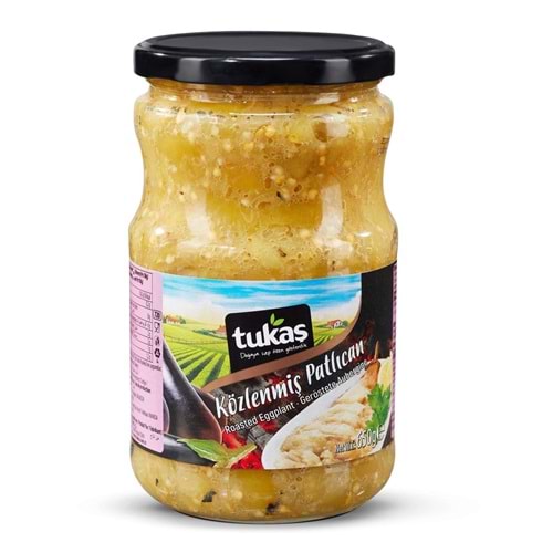 Tukaş Közlenmiş Patlıcan 650 Gr Cam