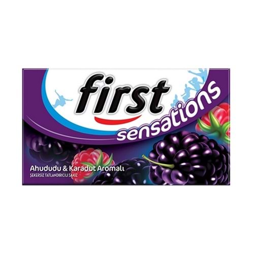 First Sensation Ahududu & Karadut Aromalı Sakız 27 Gr