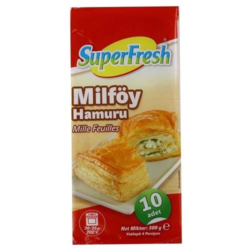 Süperfresh Milföy 500 Gr