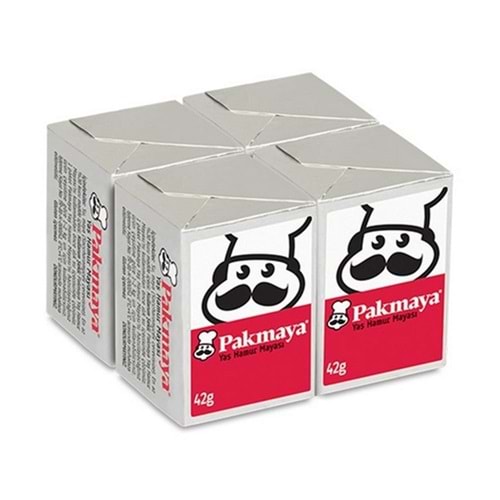 Pakmaya Yaş Hamur Mayası 4 Lü 168 Gr