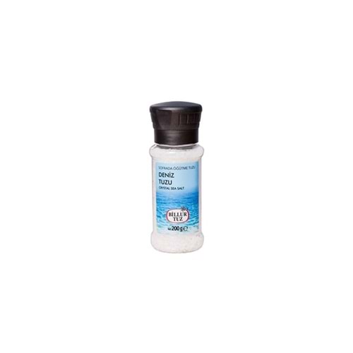 Billur Tuz Öğütme Deniz 200 Gr Pls