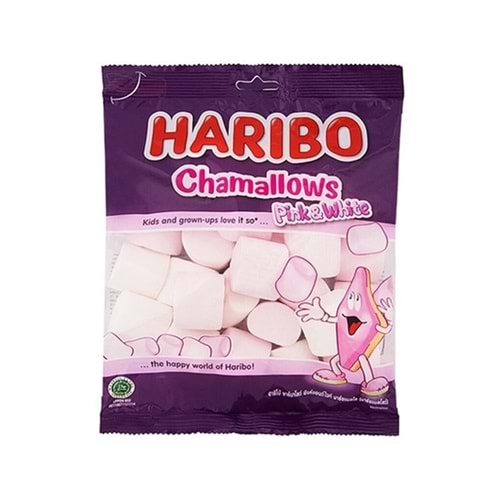 Haribo Chamallows Pembe Beyaz 150 Gr