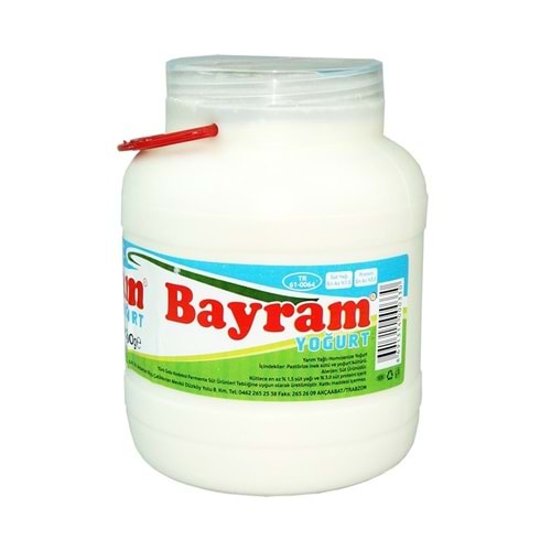 Bayram Bidon Yoğurt 2500 Gr Bidon