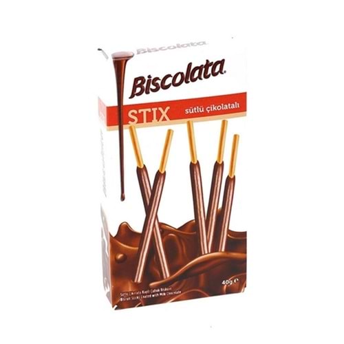 Şölen Biscolata Stix Çikolata Kaplı Bisküvi 40 Gr
