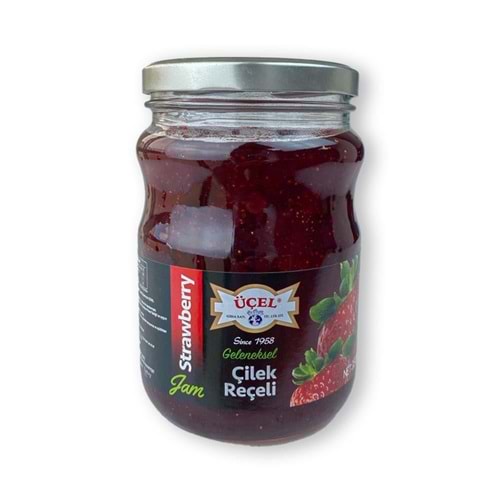Üçel Çilek Reçeli 1500 Gr Cam