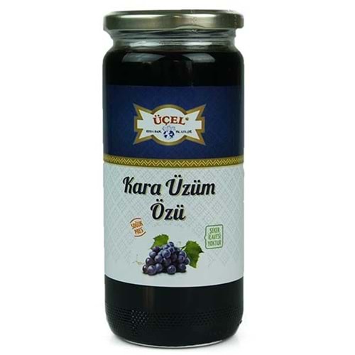 Üçel Pekmez Karaüzüm Özü 640 Gr Cam