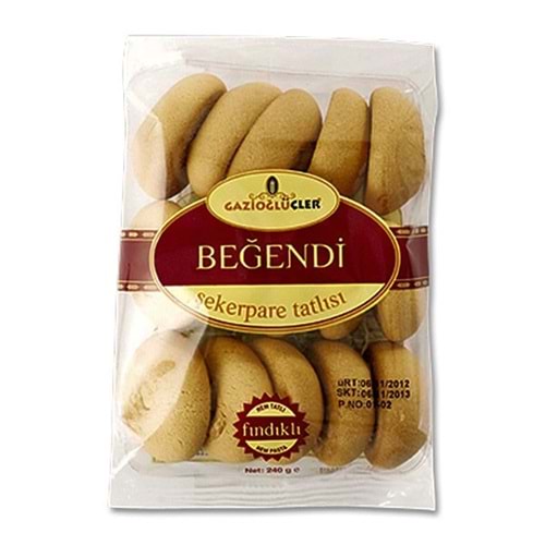 Gazioğlu Şekerpare Fındıklı Beğendi 240 Gr