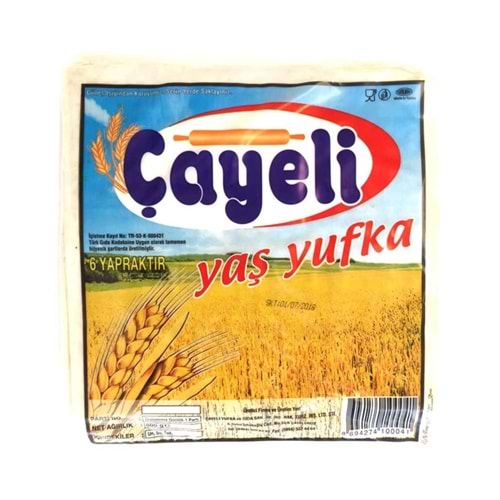 Çayeli Yufka 6 Yaprak 800 Gr